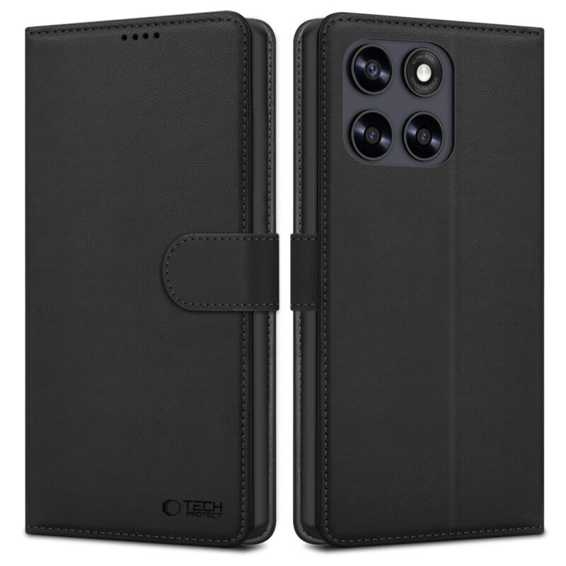 Etui TECH-PROTECT Wallet do Motorola Moto G67/G77/G87 Czarny