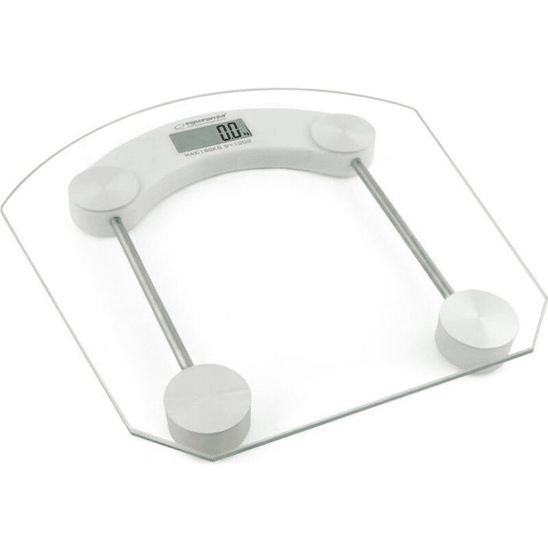 Waga Łazienkowa Esperanza Pilates EBS008W (przezroczysty/biały)