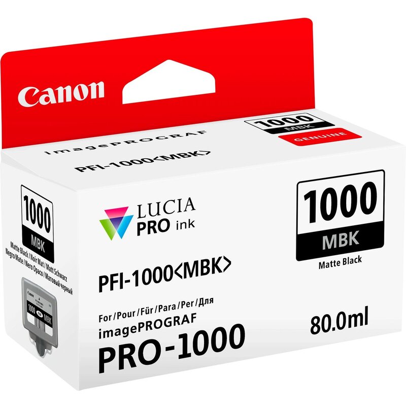 Canon PFI-1000MBK black matte