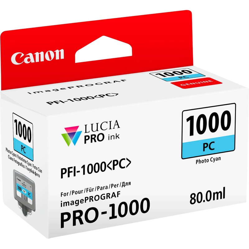 Canon PFI-1000PC Błękitny 80 ml