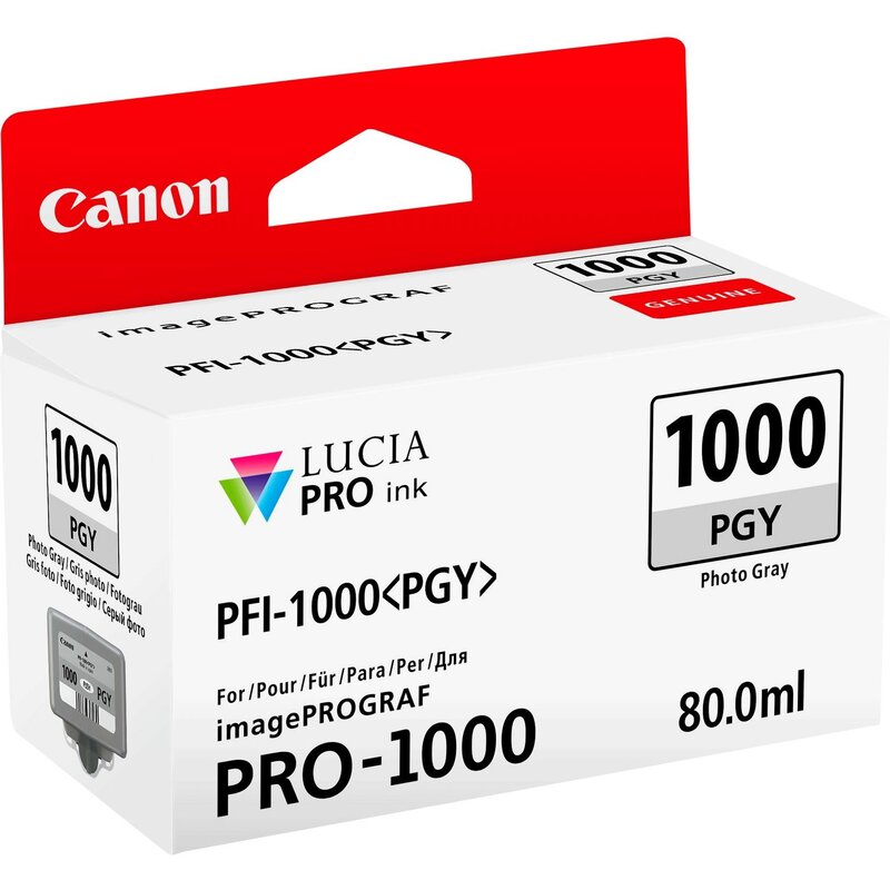 Tusz CANON PFI-1000 Szary 80 ml 0553C001