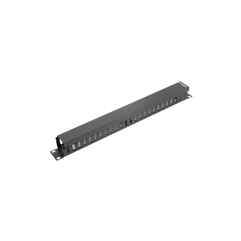 Organizer kabli LANBERG AK-1201-B  19" 1U Czarny