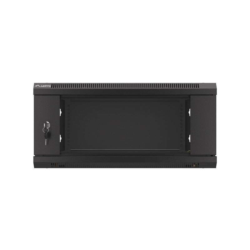 Szafa RACK LANBERG 19" 4U WF01-6604-10B 600 x 600 mm, Wisząca Czarny