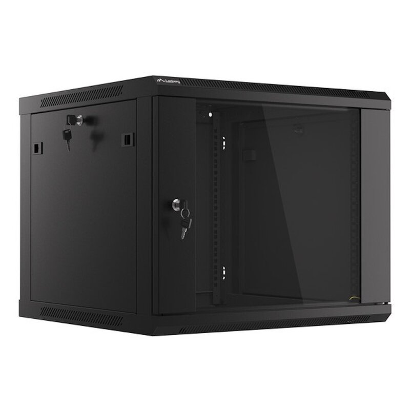 Lanberg Wisząca 19" 9U 600x600mm jednosekcyjna (czarna)