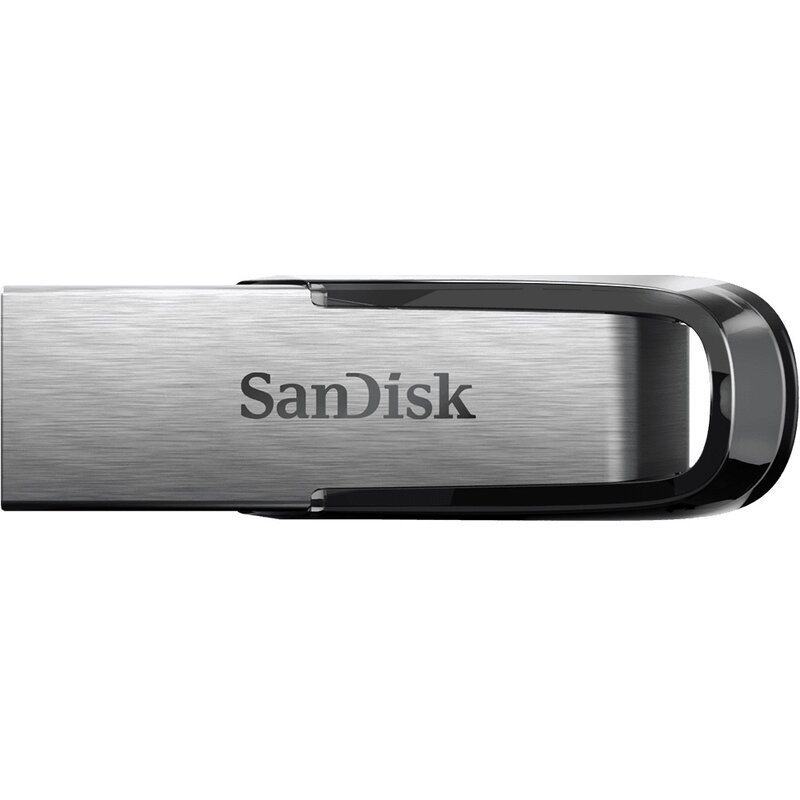 Pendrive SANDISK Ultra Flair 64GB, USB 3.2 Gen. 1 (USB 3.0), Odczyt 150 Mb/s Srebrno-czarny