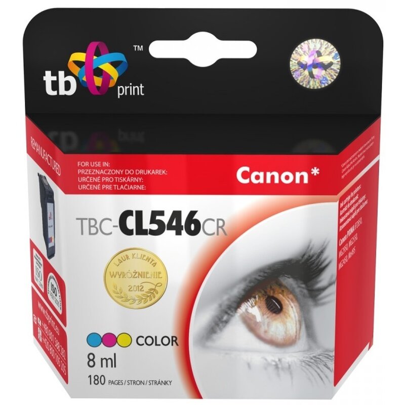 TB Print Tusz TB do Canon PIXMA iP2850/MG2950/2550/2450/MX495 TBC-CL546CR ref.