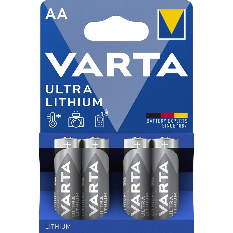 Baterie AA LR6 VARTA Ultra Lithium (4 szt.)