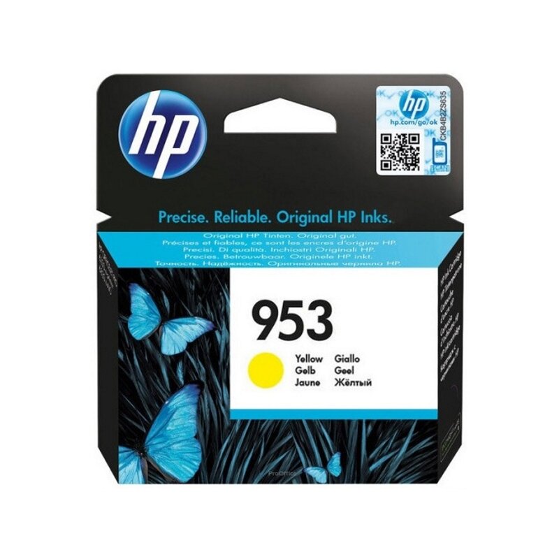Tusz HP 953 Instant Ink Żółty 9 ml F6U14AE