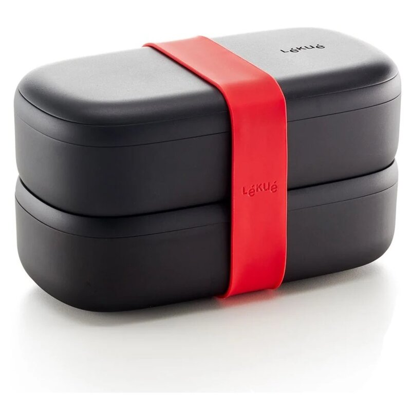 Lunch box LEKUE 885105 To Go 2 Czarny