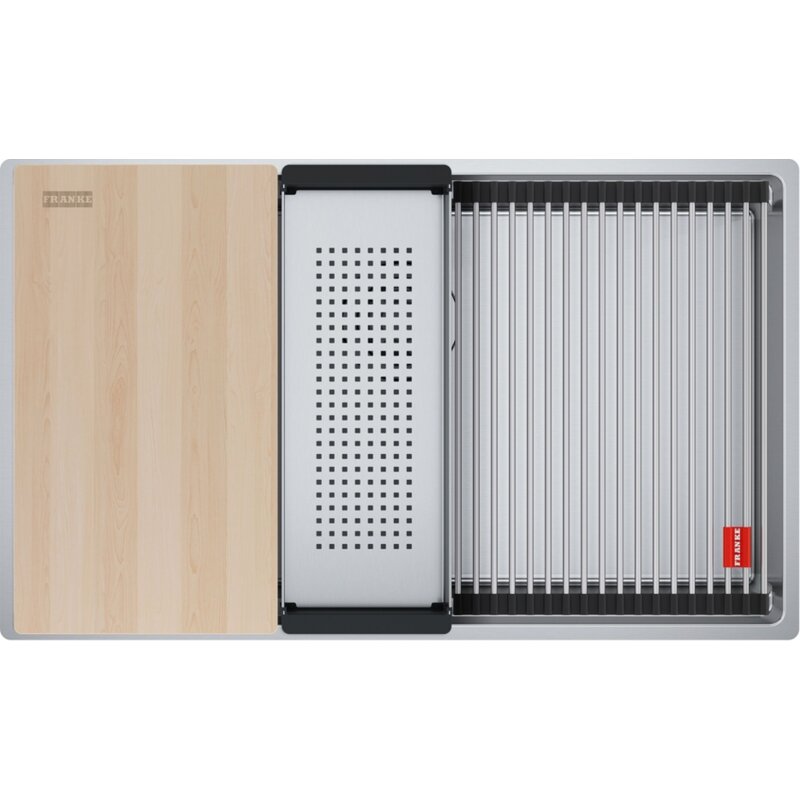Zlewozmywak jednokomorowy FRANKE Box Pro BXX PRO 210/110-70 127.0749.859 Stal szczotkowana 44x73