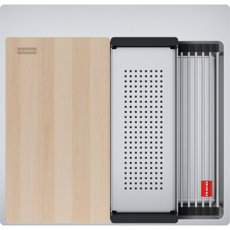 Zlewozmywak jednokomorowy FRANKE Box Pro BXX PRO 210-50 TL 127.0749.856 Stal szlachetna 51x53