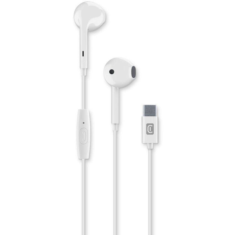 Słuchawki douszne CELLULARLINE Capsule USB-C Biały