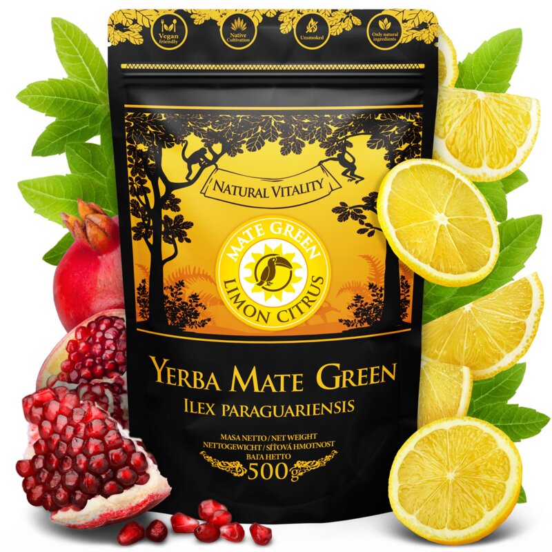 Yerba Mate MATE GREEN Limon Citrus 500 g