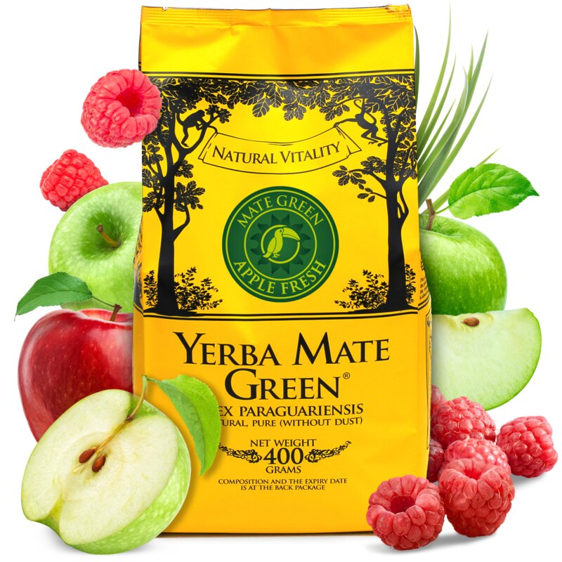 Yerba Mate MATE GREEN Apple Fresh 400 g