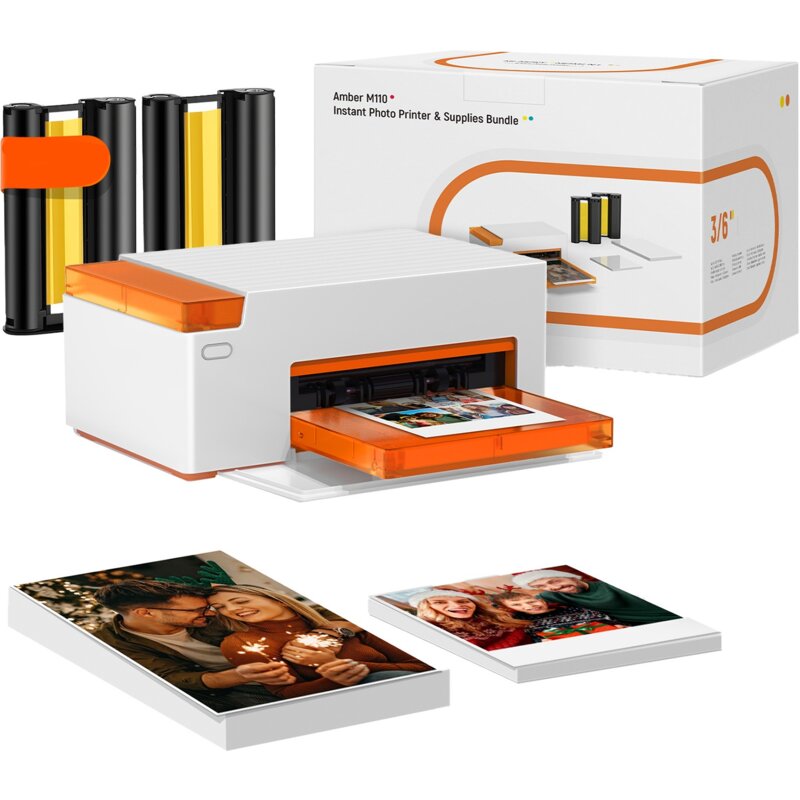 Liene Amber M110 4x6" Biały + 60 Arkuszy