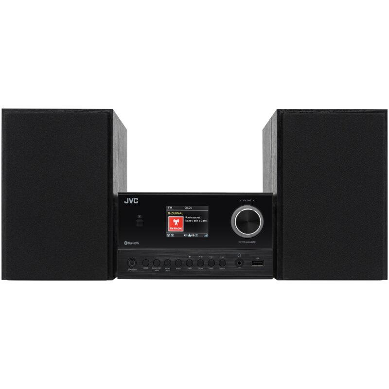 Mini wieża JVC UX-E225B Bluetooth Czarna