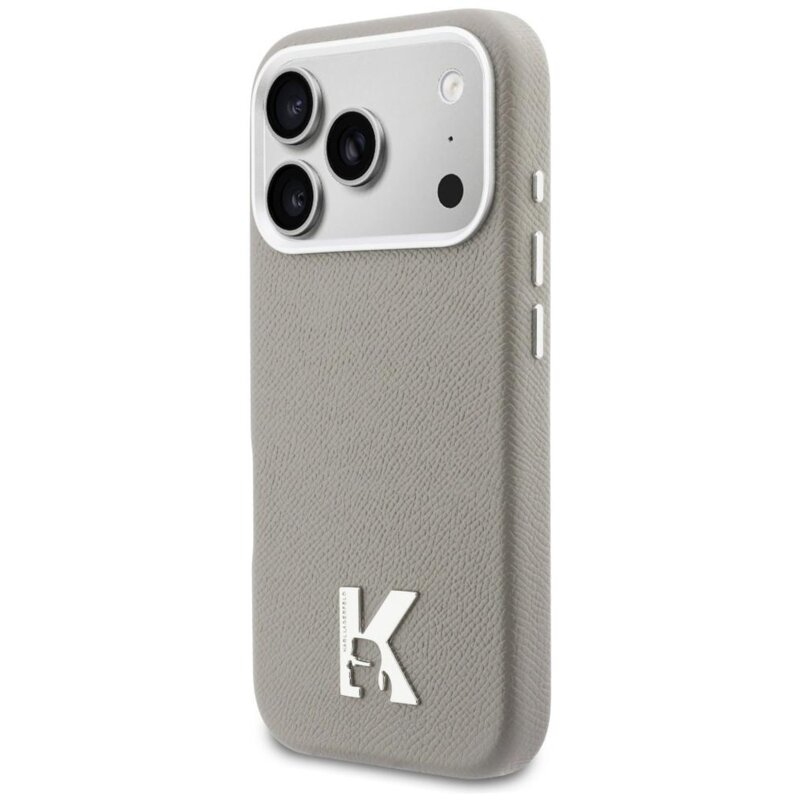 Etui KARL LAGERFELD Karl Head Logo MagSafe do Apple iPhone 17 Pro Max Szary
