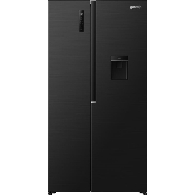 Gorenje G400 SBS NRS917E41BXWD No Frost Plus 178,6cm MultiFlow SuperCool Komora świeżości Czarny
