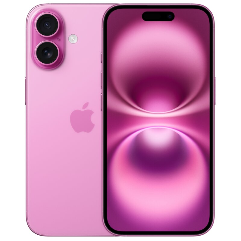 Smartfon APPLE iPhone 16 5G 128GB 6.1" Różowy (Stan Bardzo dobry)