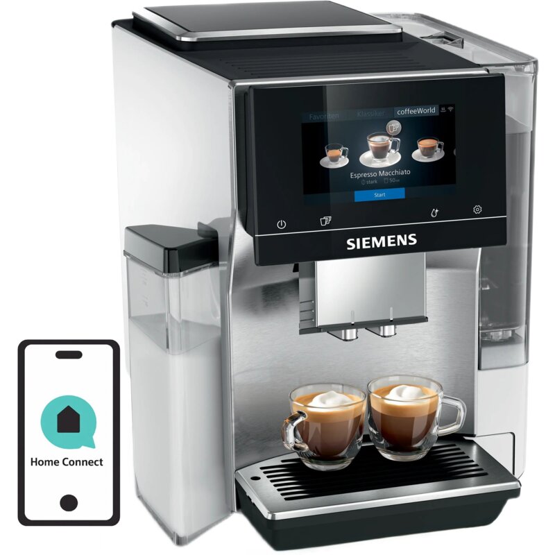 Ekspres SIEMENS EQ700 TQ715R03 (Cold Brew) sterowanie przez aplikację HomeConnect