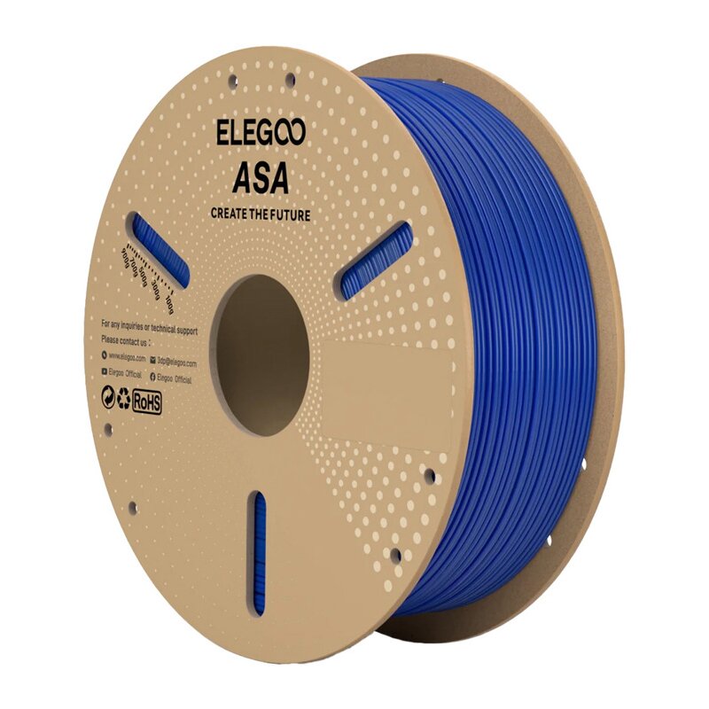 Filament ELEGOO ASA, Średnica 1.75 mm, 1 kg Niebieski