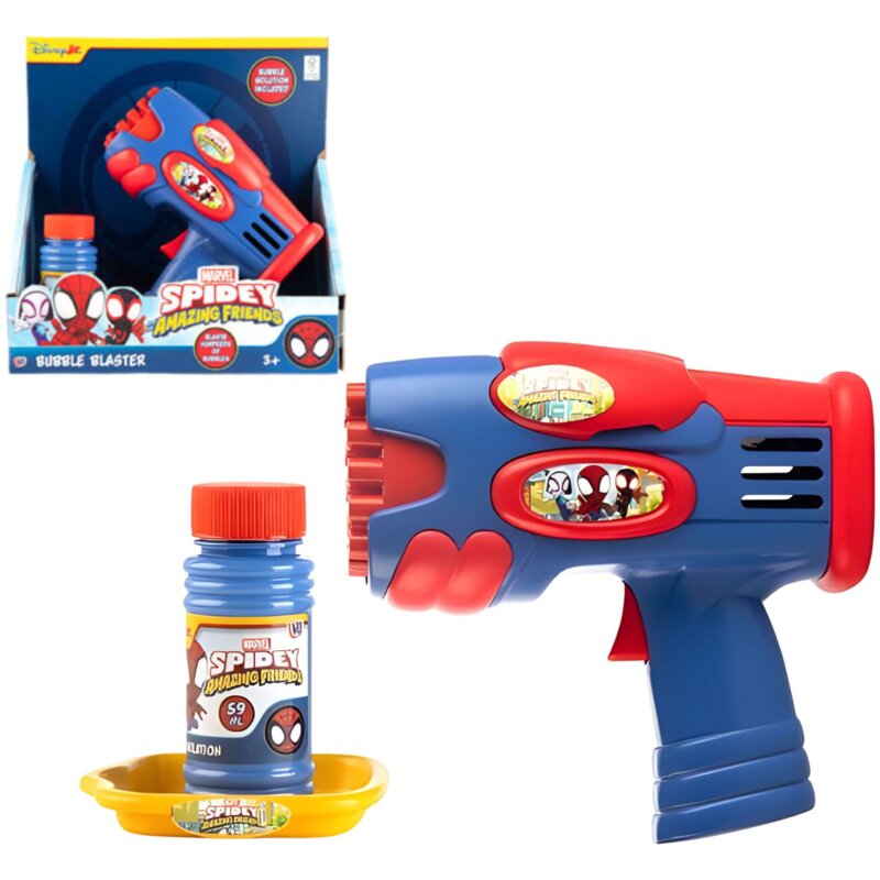 Zabawka COLOR BABY Spider-Man Spidey Amazing Friends Pistolet do baniek mydlanych + płyn 39796