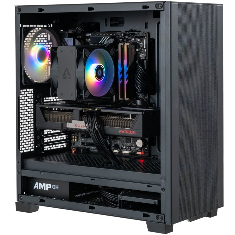 Komputer MAD DOG PHANTEKS-A10DR32 R5-9500F 32GB RAM 1TB SSD Radeon RX9070XT Wi-Fi