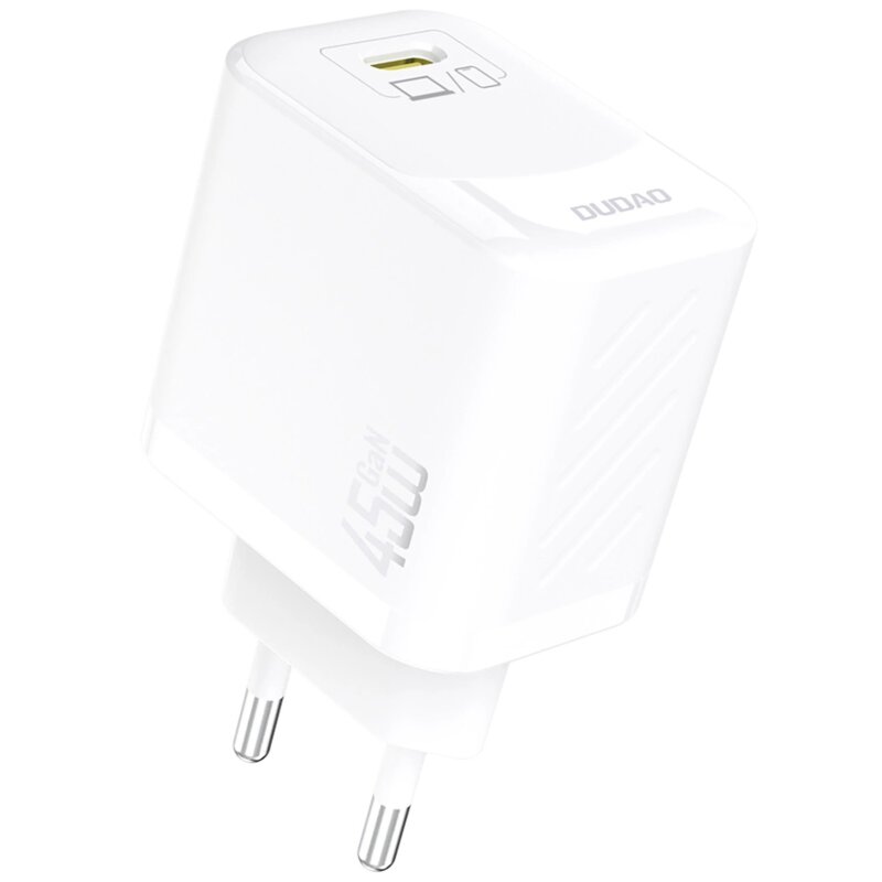 Ładowarka sieciowa DUDAO A28 45W GaN Biały ładowarka do telefonu USB-C