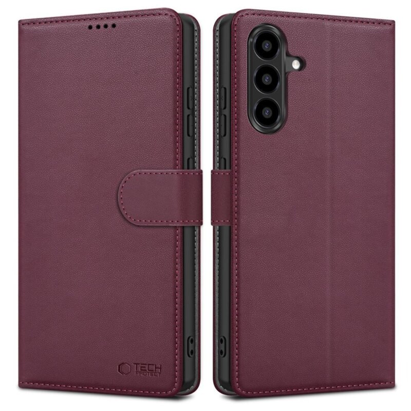 Etui TECH-PROTECT Wallet do Samsung Galaxy A27 5G Bordowy