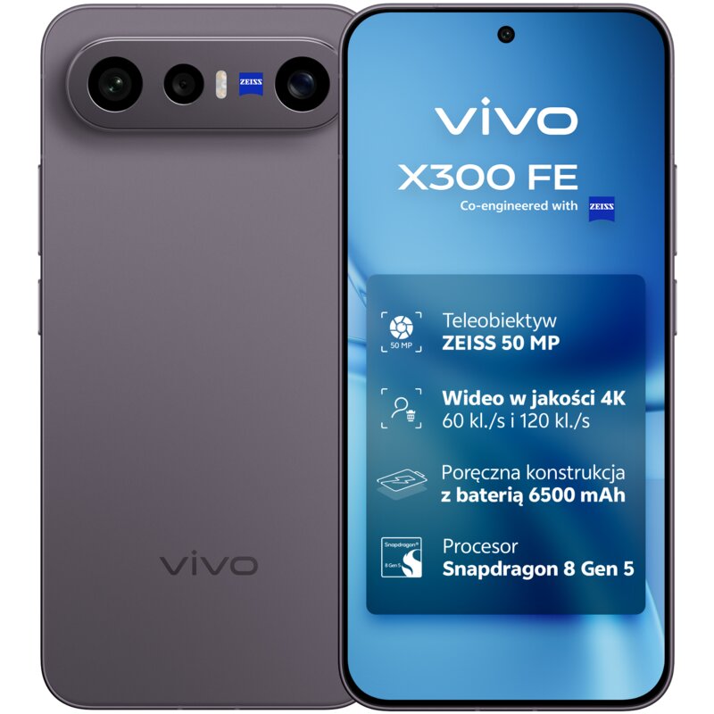 vivo X300FE 5G 12/512GB 6,31" 120Hz 50Mpix Czarny