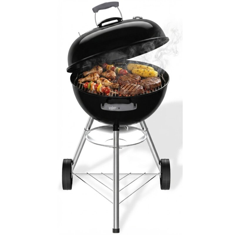 Grill ogrodowy węglowy WEBER Original Kettle 1502192 Zamykany, okrągły, na kółkach, termometr