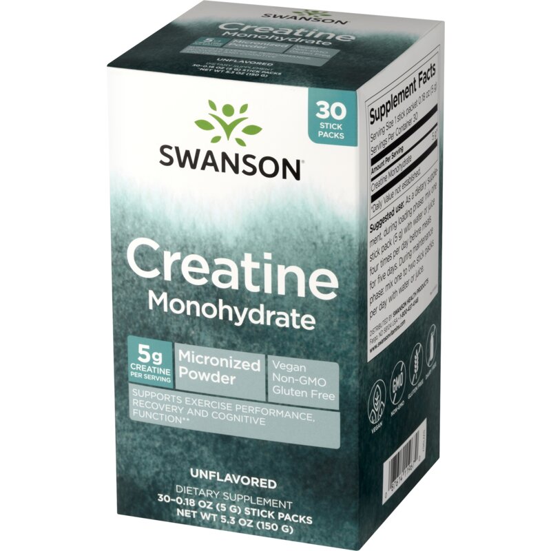 Monohydrat kreatyny SWANSON (30 saszetek)