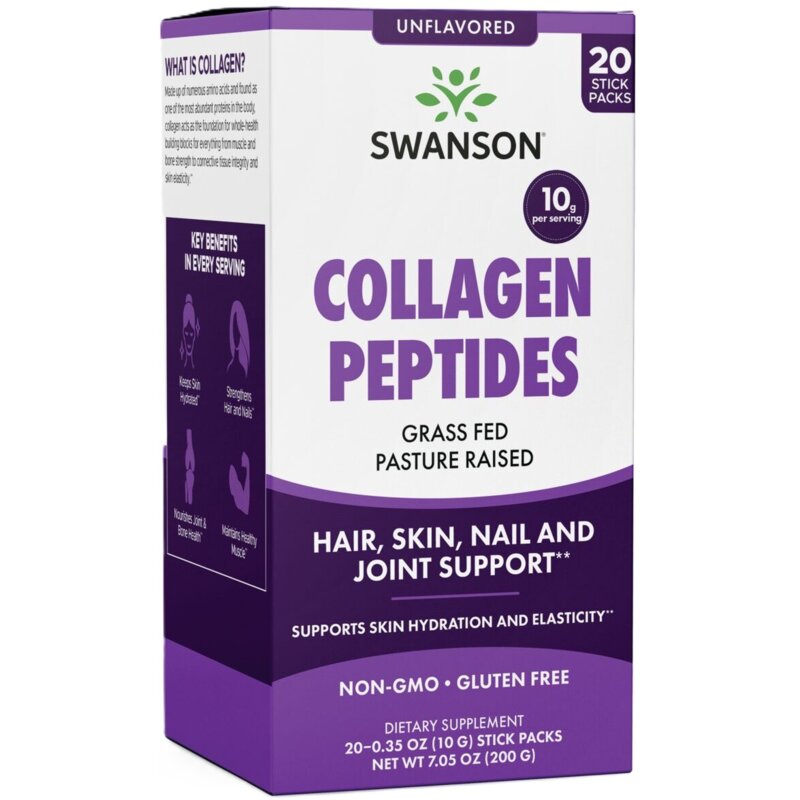 Kolagen SWANSON Peptydy (20 saszetek)