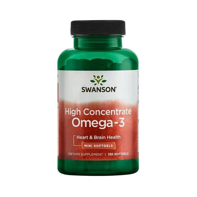 Kwasy Omega 3 SWANSON High Concentrate (120 kapsułek)