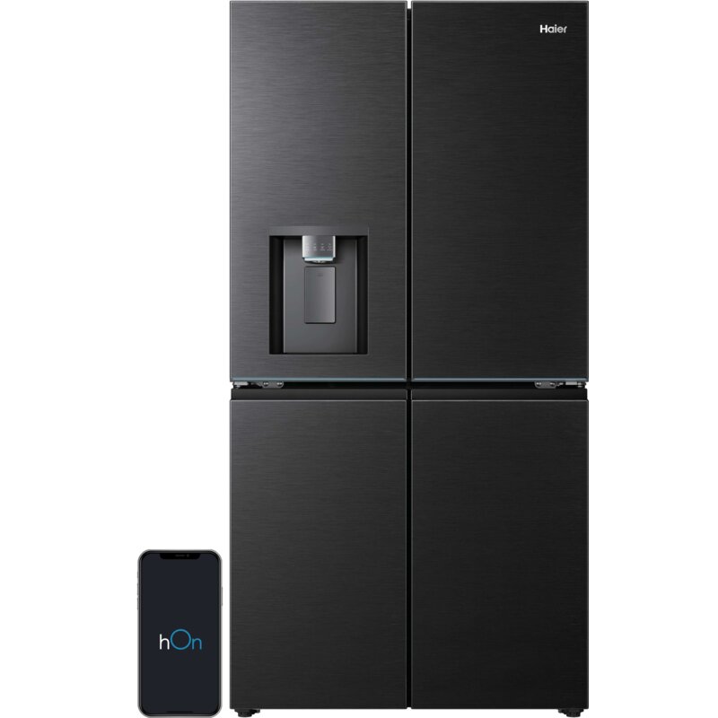 Lodówka HAIER AI HCW99F18DIMB Horizon Cube Side by Side No Frost 182.5cm Czarna
