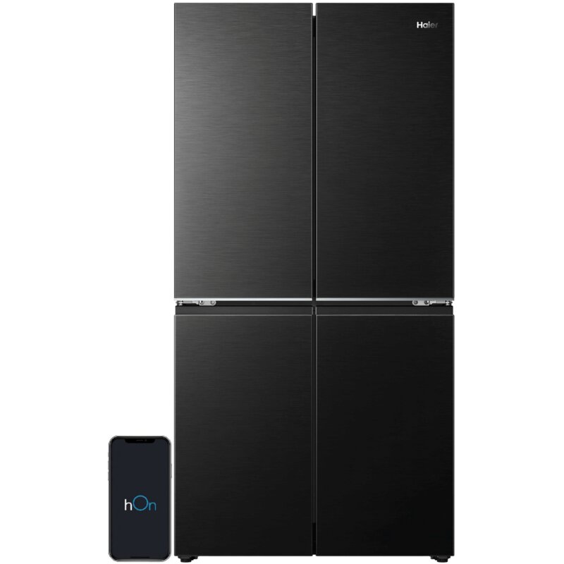Lodówka HAIER Horizon HCR59F18DNMB No frost Side by side 182.5cm Czarna