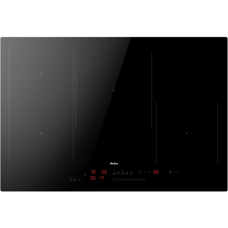 Płyta indukcyjna AMICA PID7541PHTSU HC 3.0 75 cm | PowerBoost | AutoBridge | HobControl Pro | czarny | ultra płaska
