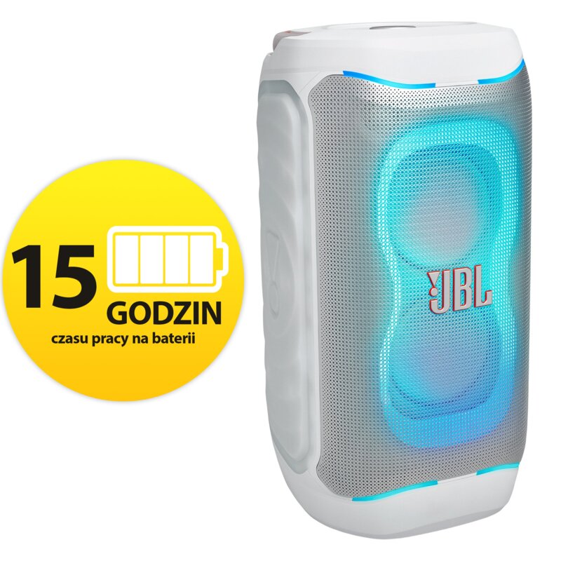 JBL PartyBox 130 200W Bluetooth Karaoke Biały