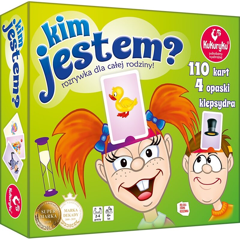Gra towarzyska KUKURYKU Kim jestem?
