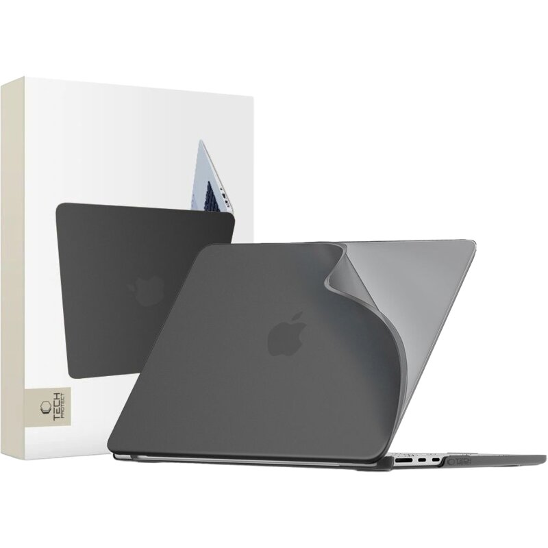 Etui na laptopa TECH-PROTECT Softshell do Apple Macbook Air 2023-2026 13 cali Czarny