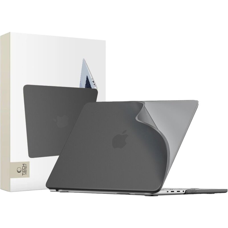 Etui na laptopa TECH-PROTECT Softshell do Apple Macbook Pro 2021-2026 16 cali Czarny