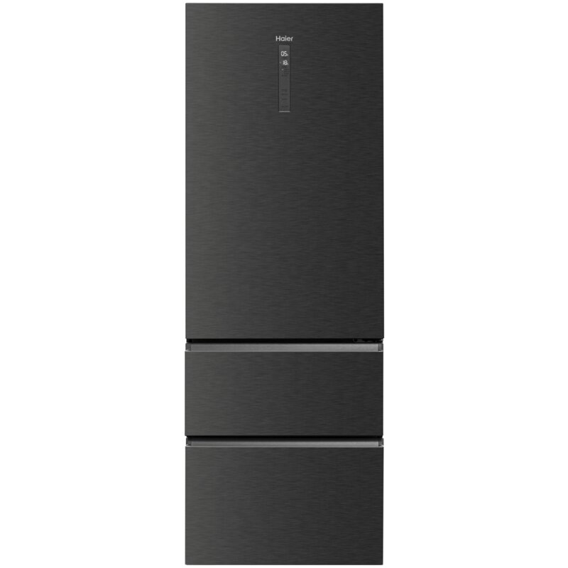 Lodówka HAIER HTR7720DNMD No frost 200.6cm Czarna