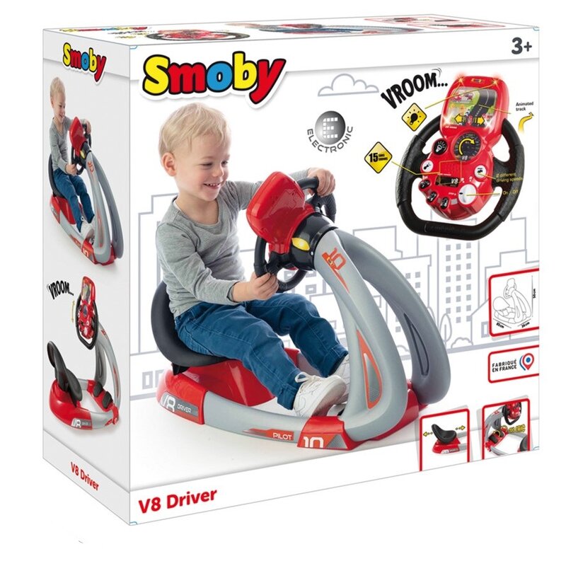 Zabawka symulator jazdy SMOBY V8 7600370206