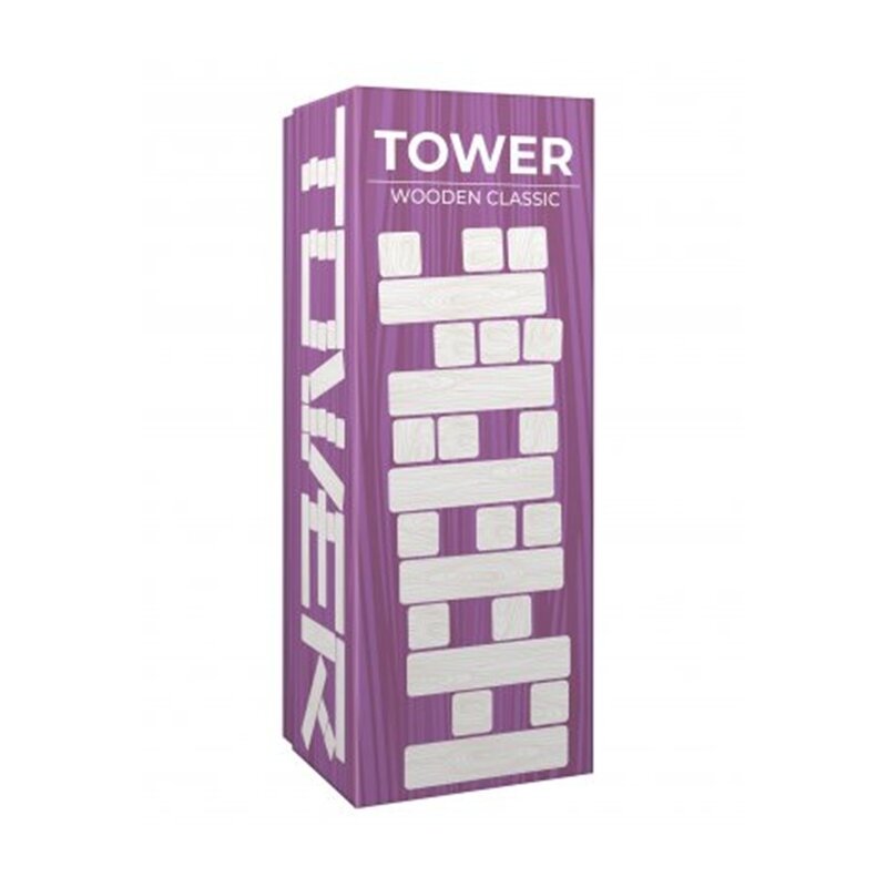 Gra zręcznościowa TACTIC Wooden Classic Tower 14004