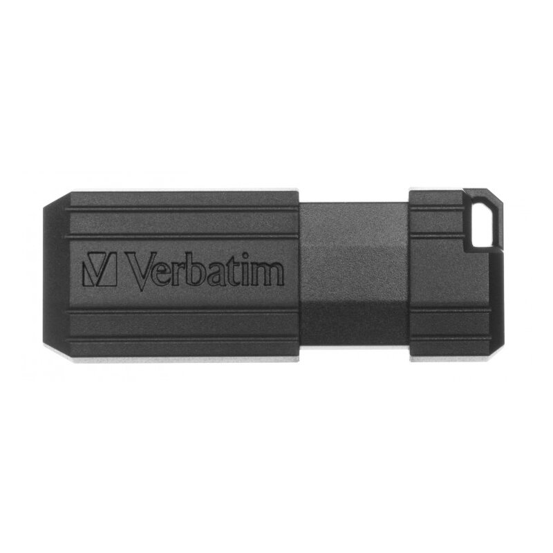 Pendrive VERBATIM PinStripe 16GB, USB 2.0, Odczyt 8 Mb/s, Zapis 2.5 Mb/s Czarny
