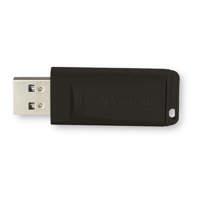 Pendrive VERBATIM Slider 32GB, USB 2.0, Odczyt 8 Mb/s, Zapis 2.5 Mb/s Czarny