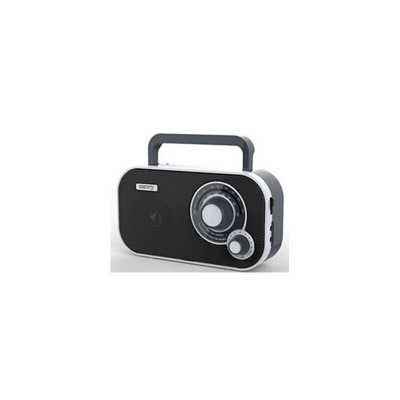 Radio CAMRY CR 1140 Czarne, Przenośne, Analogowe, Tuner FM/AM, Wyjście Słuchawkowe Mini-Jack, Zasilanie Bateryjno-Sieciowe