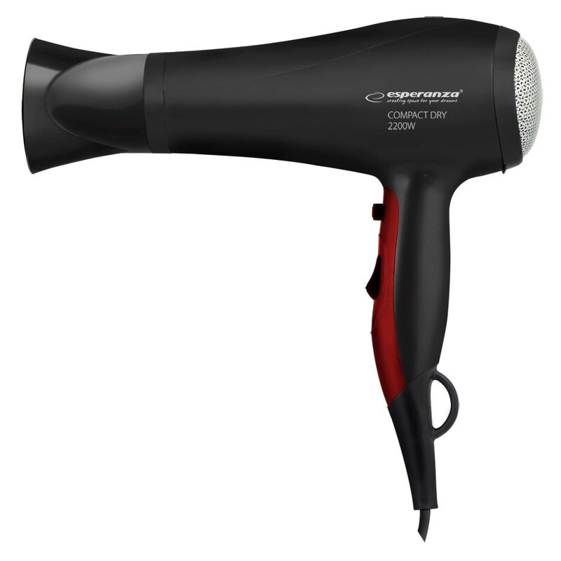 Suszarka ESPERANZA EBH004K Czarno-czerwony 2200W