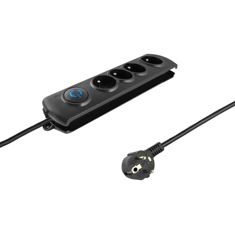 Listwa QOLTEC Quick Switch 50104 (1.5 m) Czarny