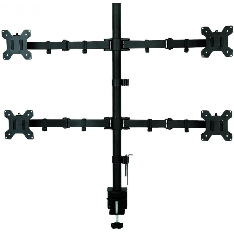 ART Uchwyt do 4 monitorów LED/LCD 13-27" L-04N